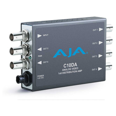 AJA C10DA Analog Video 1x6 Distribution Amplifier reference product image