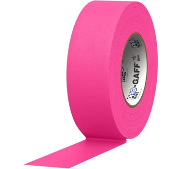 PRO GAFF TAPE - 2" X 50 YARDS - FLUORESCENT PINK - Port Lighting Systems