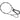 SAFETY CABLE 1/8" X 30" - BLACK - Port Lighting Systems