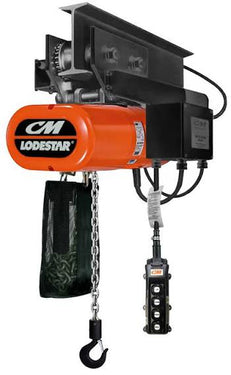 CM ½-Ton Chain Hoist Package with Cables & Distro