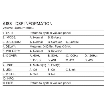 AVANTE AV18S 18" ACTIVE SUBWOOFER - Port Lighting Systems