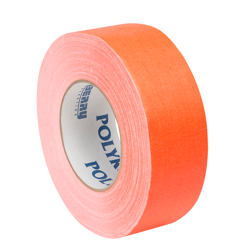 GAFF TAPE - 2" X 55 YARDS - FLUORESCENT ORANGE - Port Lighting Systems