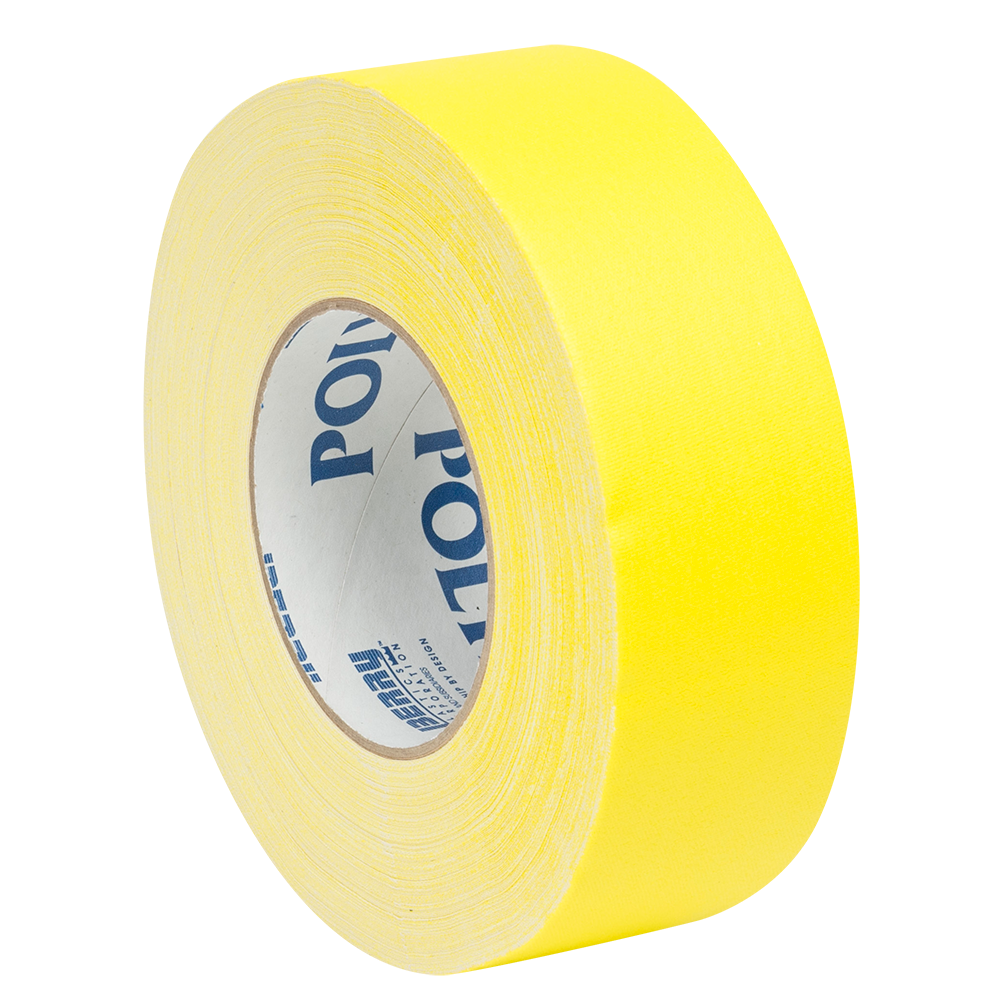 GAFF TAPE - 2" X 55 YARDS - YELLOW - Port Lighting Systems