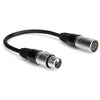 DMX ADAPTER CABLE 1' 5-PIN MALE TO 3-PIN FEMALE - Port Lighting Systems
