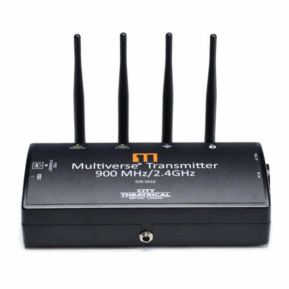 CITY THEATRICAL MULTIVERSE WIRELESS DMX TRANSMITTER - Port Lighting Systems