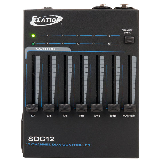 ELATION SDC12 12-CHANNEL COMPACT DMX CONTROLLER - Port Lighting Systems