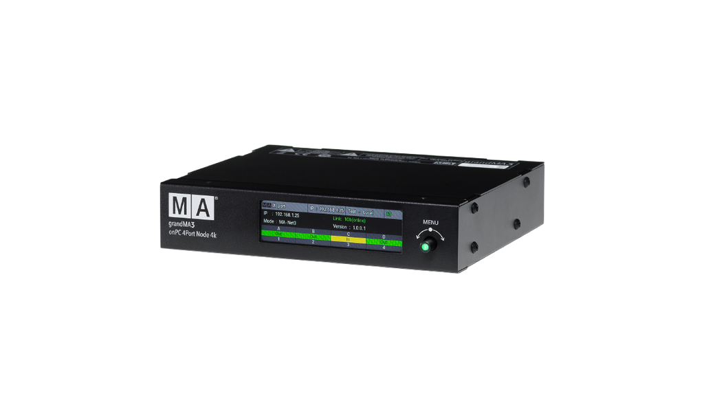 MA GRANDMA3 ONPC 4-PORT NODE 4K - Port Lighting Systems