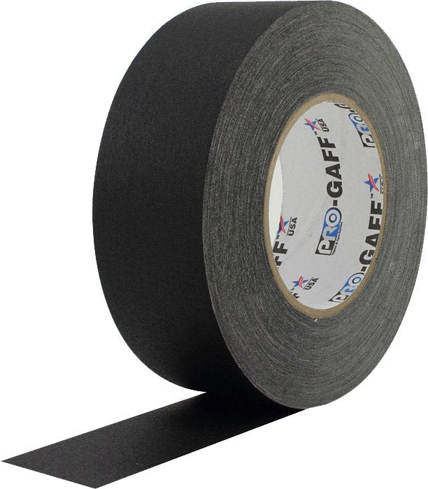 ProTapes Pro Spike Cloth Gaffers Tape (0.5 x 45 yd, Black)
