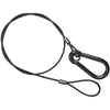 SAFETY CABLE 1/8" X 30" - BLACK - Port Lighting Systems