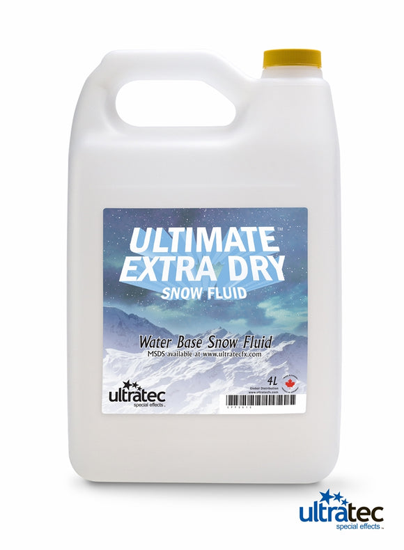 ULTRATEC ULTIMATE EXTRA DRY SNOW FLUID - 4L - Port Lighting Systems